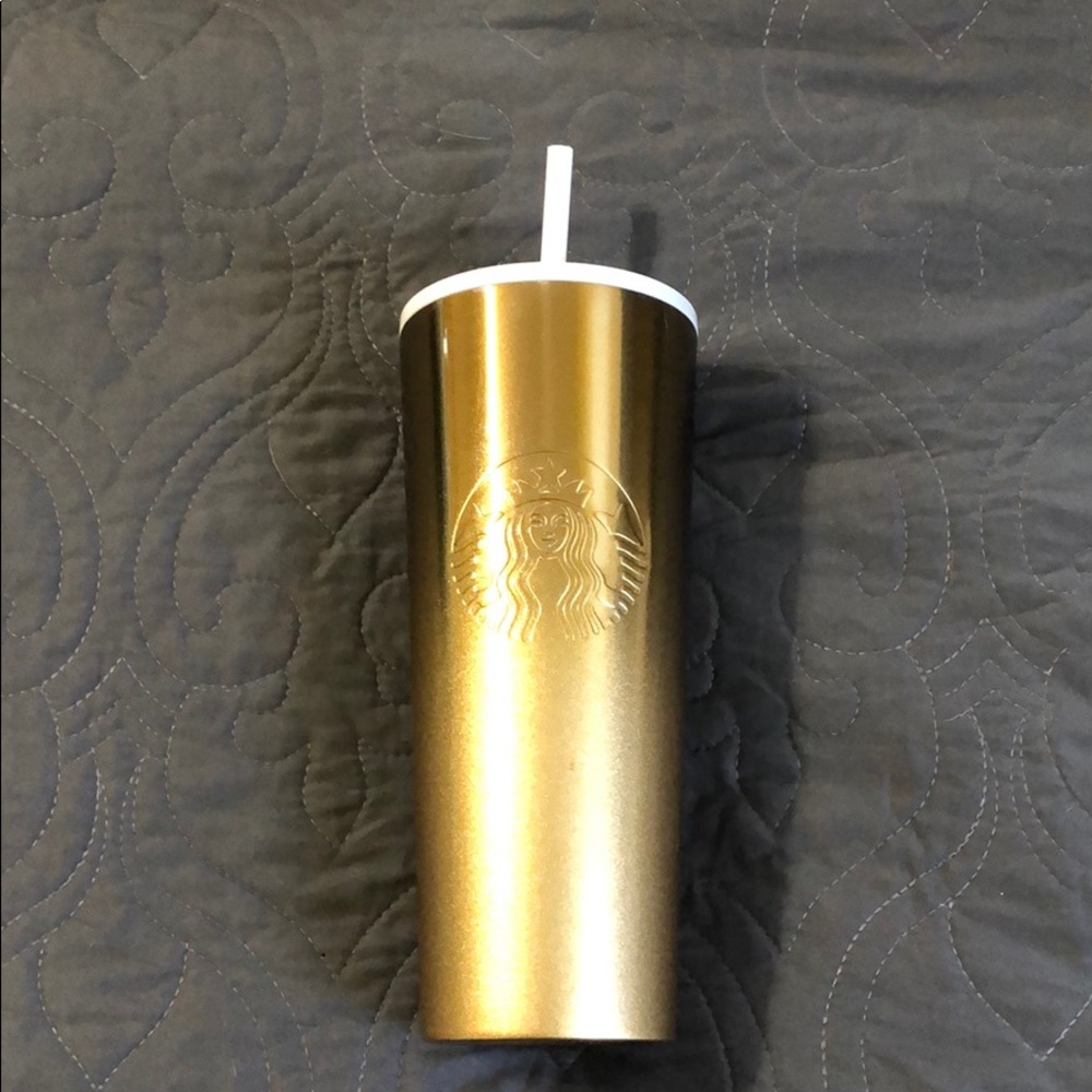 Starbucks cup24oz gold